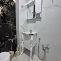ست کامل روشویی شامل آینه روشویی کابینت