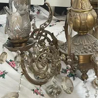 لوستر ۵ شاخه|لوستر و چراغ آویز|قزوین, |دیوار
