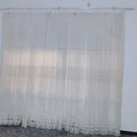 دو عدد پرده سه متری همراه آستر