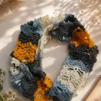 شال گردن بافتنی زنانه