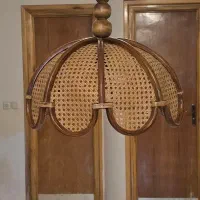لوستر چوبی بهمراه 1 عدد دیواری|لوستر و چراغ آویز|اصفهان, جلفا|دیوار