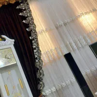 فروش پرده با کتیبه و شال|پرده، رانر، رومیزی|قدس, شهر‌قدس|دیوار