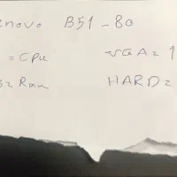 یک دستگاه لپ‌تاپ Lenova بامشخصات زیر به فروش میرسد