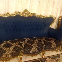 مبل ۹نفره با پارتیشن و میز تلویزیون برنز|مبلمان خانگی و میز عسلی|کهریزک, |دیوار