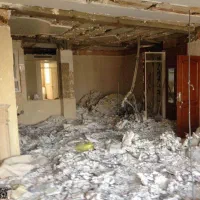 تخریب ساختمان و جابجایی تیغه ،سرویس بهداشتی