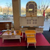 ست کامل آینه و کنسول گندم