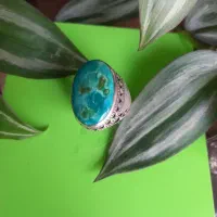 انگشترفیروزه اصل نیشابوروعقیق سرخ طوقداریمنی|جواهرات|اردبیل, |دیوار