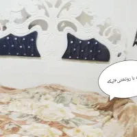 تخت دونفره باروتختی ۶تیکه ساتن|تخت و سرویس خواب|تهران, مشیریه|دیوار