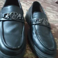 کفش مردانه چرم مصنوعی جنس محکم تمیز کم کار درحدنو