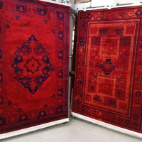 فرش های ماشینی رومانتیک 4و۶و۹ متری قرمز و لاکی