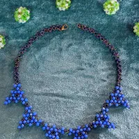 گردنبند،گوشواره،دستبند منجوق/ مهره بافی صنایع بافی|بدلیجات|شیراز, رازی|دیوار