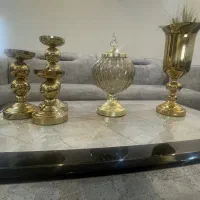 گلدان و شمعدان و شکلات خوری