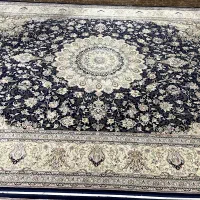 فرش ماشینی گل ابریشم