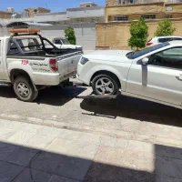 امدادخودرو دوکابین مجهز به سیستم چرخگیر زینلی