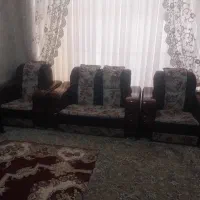 مبل هفت نفره کارکرده به همراه چهارعسلی