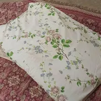 یک لحاف مخمل سفید نو وتشک|رختخواب، بالش، پتو|تهران, اختیاریه|دیوار