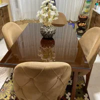 میز ناهارخوری چهار نفره|میز و صندلی غذاخوری|کرمانشاه, |دیوار