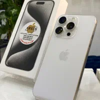 موبایل iPhone 15 pro رنگ سفید فقط اکتیو شده