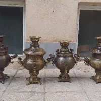 انواع سماور زغالی جدید و قدیمی|کلکسیون اشیاء عتیقه|اراک, |دیوار