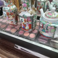 گلدان گل مرغی قدیمی گوشواره ای ویه کوچیک ویه قوری