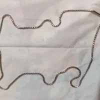 فروش زنجیر نقره ایتالیایی ۹۲۵ در حد نو