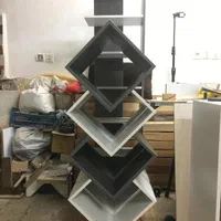 کتابخانه ام دای اف پایه چوب راش