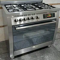 گاز فر تمام استیل تکنو ایتالیا مشابه نو فول فن دار