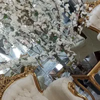 درختچه شکوفه سفید نو|گل مصنوعی|تهران, آهنگ|دیوار