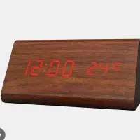 ساعت چوبی دیجیتالی