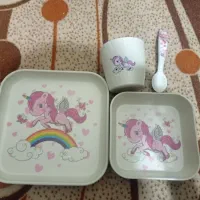 ست ظرف غذا شیک بچه نو