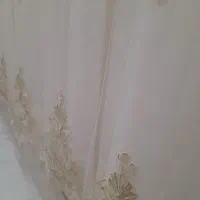 پرده تور کتان ترک گل برجسته  نو|پرده، رانر، رومیزی|مشهد, خواجه ربیع|دیوار