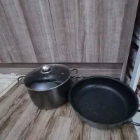 قابلمه وتابه تفلون قدیمی