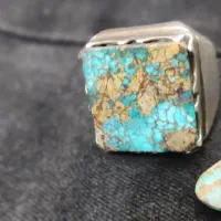 انگشتر فیروزه درشت