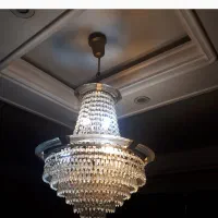 یک جفت لوستر ( کریستال اصل ایتالیا)