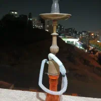 قلیان برنجی قدیمی با چوبی|کلکسیون و سرگرمی|کرج, حسن آباد|دیوار