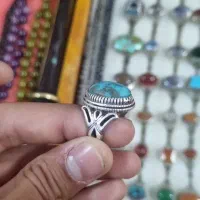 انگشتر نقره کار دست