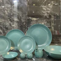 سرویس چینی رنگی جهیزیه کادویی استون ور