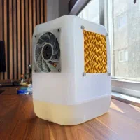 کولر درجا ۱۲ولت کولر آبی خودرو با پد سلولزی