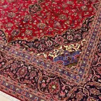 فرش دستبافت کاشان۱۲متری لاکچری درحدنو معاوضه