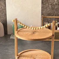 استند دو طبقه دسته مهره گرد