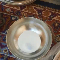 سینی بشقاب و کاسه استیل کاملا نو|ظروف سرو و پذیرایی|اصفهان, جلفا|دیوار