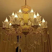 لوستر برنجی 8 شاخه 16|لوستر و چراغ آویز|تهران, استخر|دیوار