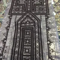 لباس چرخی سیاه دوز