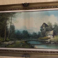 تابلو قدیمی آنتیک برند