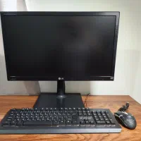 مانیتور LG اینچ ۲۳  IPS  بهمراه ست موس و کیبورد xp