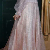 لباس مجلسی بسیار شیک و نو و دنباله دار