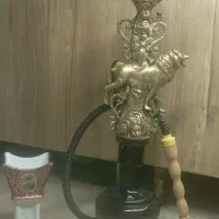 قلیون  برنجی عتیقه انتیک