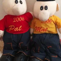 عروسکهای نوستالژی پت و مت برند وارداتی مناسب هدیه|اسباب‌بازی بچه|پرند, فاز ۲|دیوار