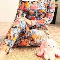 لباس دوتیکه مخملی ۳بعدی تخفیف ویژه ۳۹۹ت