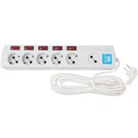 چند راهی 1+5 با فیوز مینیاتوری پارت الکتریک